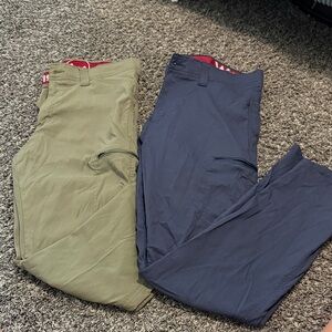 Men's Navy and Olive wrangler work pants